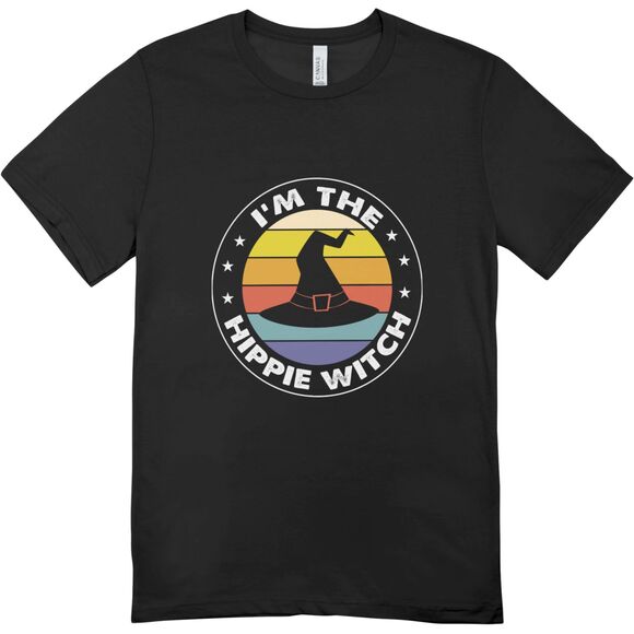 New "I'm the Hippie Witch" halloween t-shirt | hanes softstyle unisex XL - Picture 1 of 1